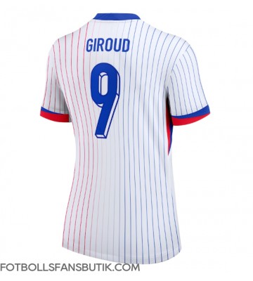 Frankrike Olivier Giroud #9 Replika Bortatröja Damer EM 2024 Kortärmad